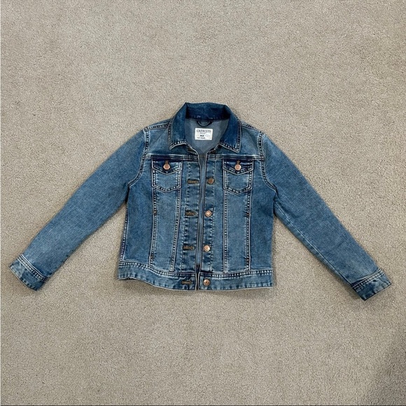 Kids j crew crewcuts blue jean jacket in size medium (8-9) - Picture 1 of 6